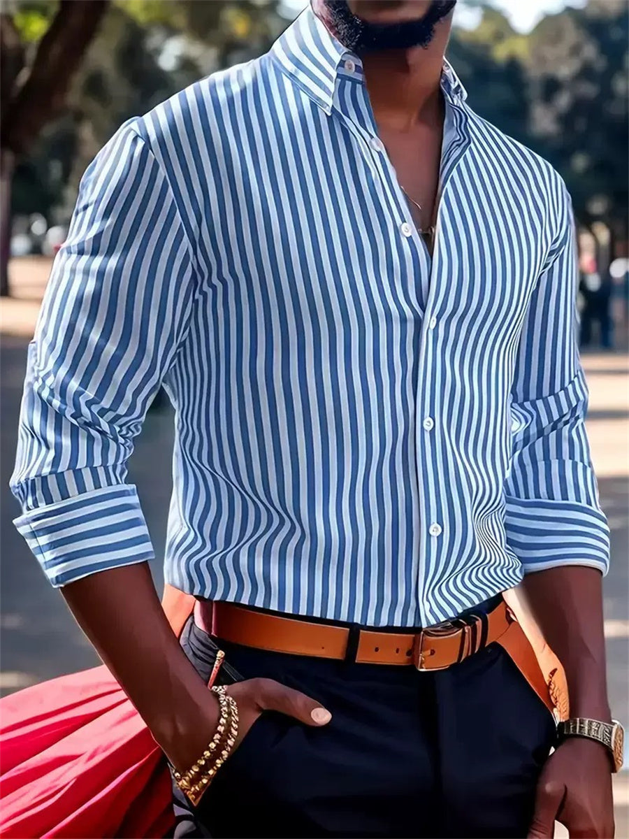 Marco | Camisa Premium de Rayas para Hombre